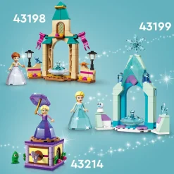 Lego Disney Princess 43214 Rapunzel Rotante, Giocattolo Da Costruire Con Mini Bambolina In Abito Di Diamante, Giochi Bambini