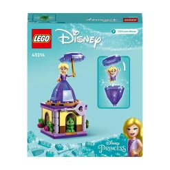 Lego Disney Princess 43214 Rapunzel Rotante, Giocattolo Da Costruire Con Mini Bambolina In Abito Di Diamante, Giochi Bambini