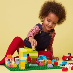 Lego Duplo 10980 Base Verde, Tavola Classica Per Mattoncini, Piattaforma Giocattolo, Superfice Di Costruzione Per Bambini