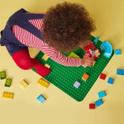 Lego Duplo 10980 Base Verde, Tavola Classica Per Mattoncini, Piattaforma Giocattolo, Superfice Di Costruzione Per Bambini