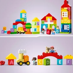 Lego Duplo Classic 10935 Citta Dell'Alfabeto, Giochi Educativi Per Bambini Da 1,5 Anni In Su Con Costruzioni Mattoncini Grandi