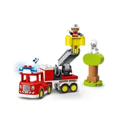 Lego Duplo Town Autopompa, Camion Giocattolo Con Luci E Sirena, Figure Pompiere E Gatto, Giochi Educativi Per Bambini, 10969