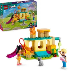 Lego Friends 42612 Avventure Nel Parco Giochi Dei Gatti, Giocattolo Con Animali E Mini Bamboline, Giochi Per Bambini 5+ Anni
