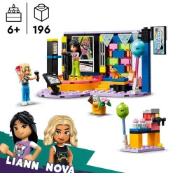 Lego Friends 42610 Karaoke Party, Giochi Musicali Per Bambini Di 6+ Anni Con Palco Girevole E 2 Mini Bamboline Di Liann E Nova