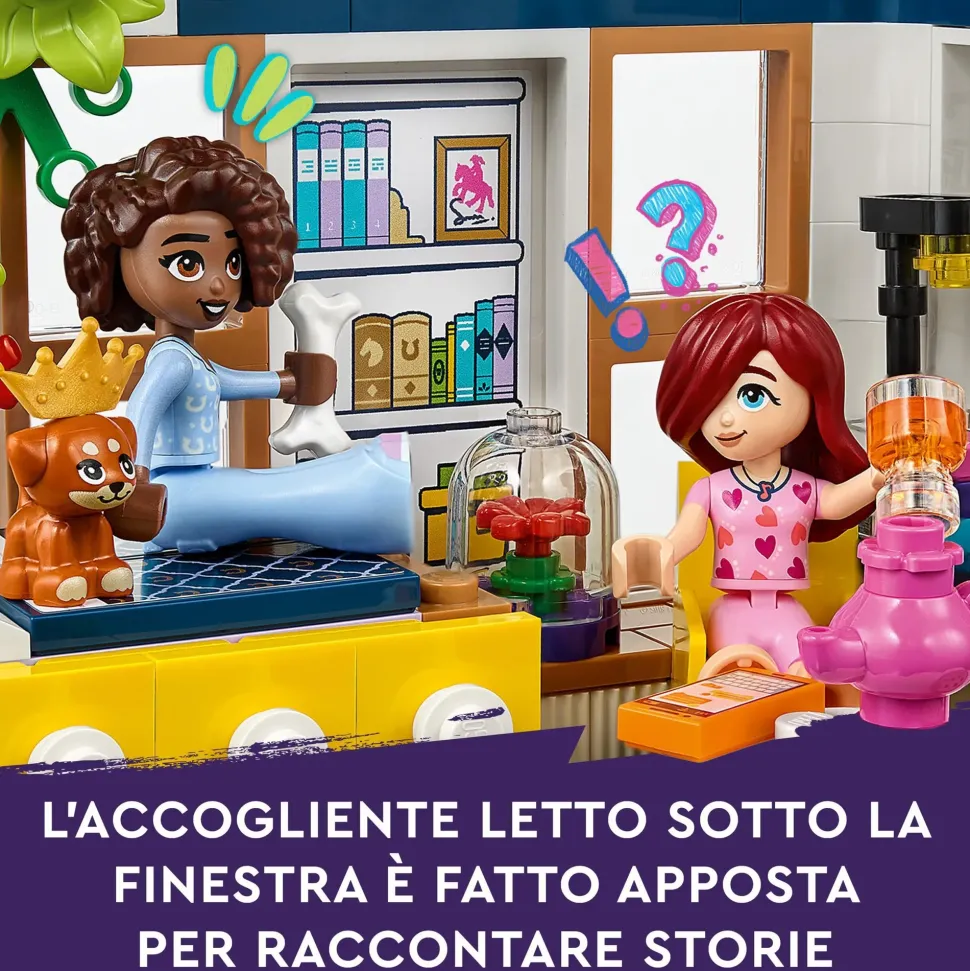 Lego Friends 41740 La Cameretta Di Aliya, Set Camera Da Letto Per Pigiama Party, Giochi Per Bambini 6+, Piccola Idea Regalo