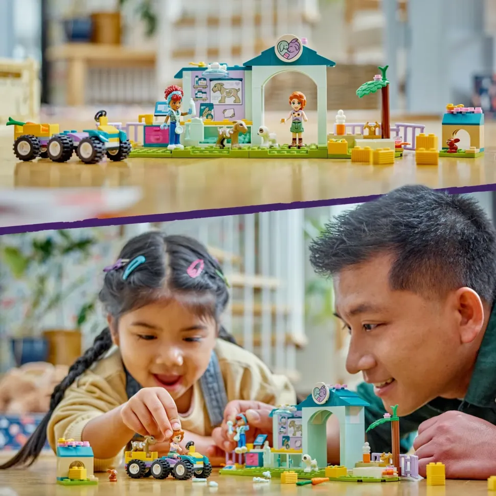 Lego Friends 42632 La Clinica Veterinaria Degli Animali Della Fattoria, Giochi Bambini 4+ Con Personaggi E Trattore Giocattolo