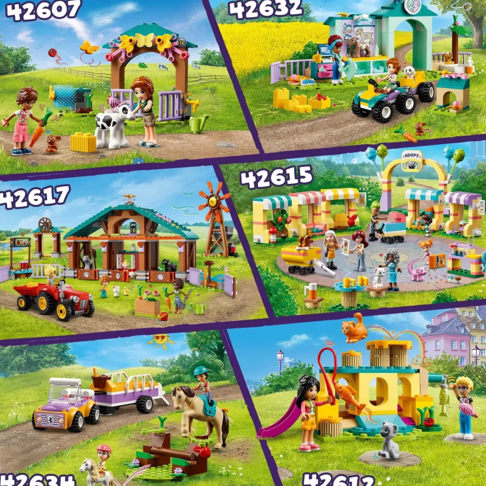 Lego Friends 42632 La Clinica Veterinaria Degli Animali Della Fattoria, Giochi Bambini 4+ Con Personaggi E Trattore Giocattolo