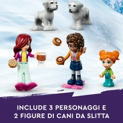 Lego Friends 41760 Vacanza In Igloo Con Tenda Da Campeggio, 2 Cani Da Slitta E Mini Bamboline, Giochi Per Bambine E Bambini