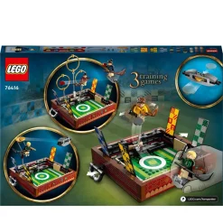 Lego Harry Potter 76416 Baule Del Quidditch, Gioca A 3 Diverse Sfide Fino A Due Giocatori, Con Minifigure Di Draco Malfoy