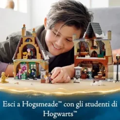 Lego Harry Potter Visita Al Villaggio Di Hogsmeade, Set Giocattoli Per Bambini, Minifigure D'Oro Del 20° Anniversario, 76388