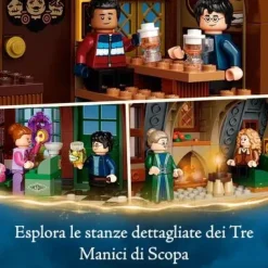 Lego Harry Potter Visita Al Villaggio Di Hogsmeade, Set Giocattoli Per Bambini, Minifigure D'Oro Del 20° Anniversario, 76388