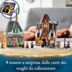 Lego Harry Potter Visita Al Villaggio Di Hogsmeade, Set Giocattoli Per Bambini, Minifigure D'Oro Del 20° Anniversario, 76388