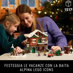 Lego Icons 10325 Baita Alpina, Modellino Di Casa Con Minifigure, Modellismo Da Costruire Per Adulti, Regalo Per Donna E Uomo