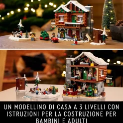 Lego Icons 10325 Baita Alpina, Modellino Di Casa Con Minifigure, Modellismo Da Costruire Per Adulti, Regalo Per Donna E Uomo