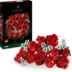 Lego Icons 10328 Bouquet Di Rose, Set Fiori Finti Per Adulti, Decorazione Casa, Idea Regalo Per Lei O Lui, Collezione Botanica