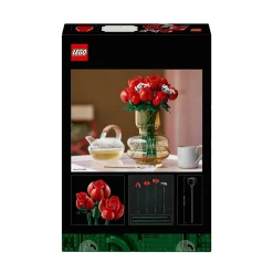Lego Icons 10328 Bouquet Di Rose, Set Fiori Finti Per Adulti, Decorazione Casa, Idea Regalo Per Lei O Lui, Collezione Botanica