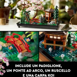 Lego Icons 10315 Il Giardino Tranquillo, Kit Giardino Botanico Zen Per Adulti Con Fiori Di Loto, Regalo Per Donna E Uomo