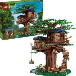 Lego Ideas 21318 Casa Sull'Albero, Modellino Da Costruire Con Elementi In Plastica Pe, Con 3 Casette E Minifigure, Idee Regalo