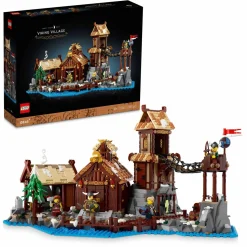 Lego Ideas 21343 Villaggio Vichingo, Kit Modellismo Per Adulti Da Costruire, Grande Set Idea Regalo Uomo, Donna, Lui E Lei