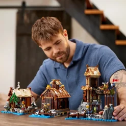 Lego Ideas 21343 Villaggio Vichingo, Kit Modellismo Per Adulti Da Costruire, Grande Set Idea Regalo Uomo, Donna, Lui E Lei