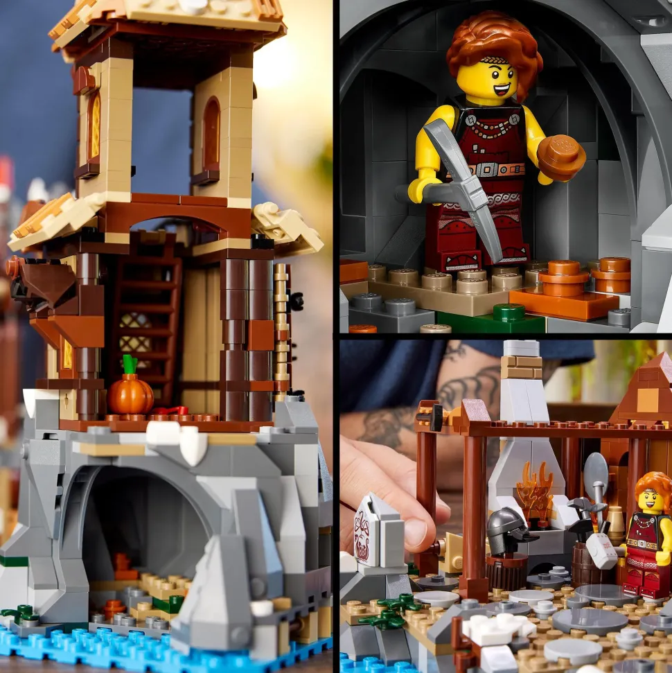 Lego Ideas 21343 Villaggio Vichingo, Kit Modellismo Per Adulti Da Costruire, Grande Set Idea Regalo Uomo, Donna, Lui E Lei