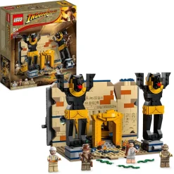 Lego Indiana Jones 77013 Fuga Dalla Tomba Perduta, Gioco Con Tempio E Minifigure Della Mummia Da I Predatori Dell'Arca Perduta