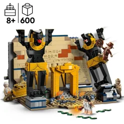 Lego Indiana Jones 77013 Fuga Dalla Tomba Perduta, Gioco Con Tempio E Minifigure Della Mummia Da I Predatori Dell'Arca Perduta