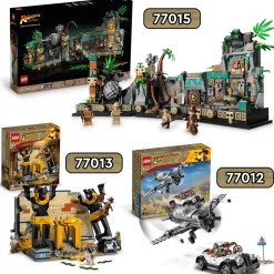 Lego Indiana Jones 77013 Fuga Dalla Tomba Perduta, Gioco Con Tempio E Minifigure Della Mummia Da I Predatori Dell'Arca Perduta
