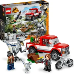 Lego Jurassic World 76946 La Cattura Dei Velociraptor Blue E Beta, Giochi Per Bambini Di 6+ Anni Con Dinosauri Giocattolo