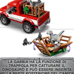 Lego Jurassic World 76946 La Cattura Dei Velociraptor Blue E Beta, Giochi Per Bambini Di 6+ Anni Con Dinosauri Giocattolo