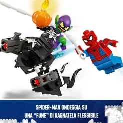 Lego Marvel 76279 Auto Da Corsa Di Spider-Man E Venom Goblin, Gioco Per Bambini Di 7+ Anni, Veicoli Giocattolo Dei Supereroi