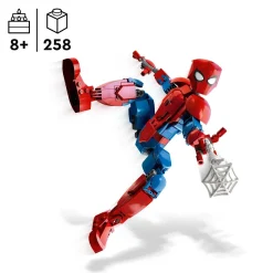 Lego Marvel 76226 Personaggio Di Spider-Man, Set Action Figure Snodabile Da Collezione, Film Supereroi, Giochi Per Bambini