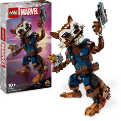 Lego Marvel 76282 Rocket E Baby Groot, Giochi Per Bambini Di 10+ Anni Con Action Figure Snodabile E Minifigure Del Supereroe