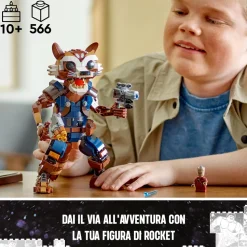 Lego Marvel 76282 Rocket E Baby Groot, Giochi Per Bambini Di 10+ Anni Con Action Figure Snodabile E Minifigure Del Supereroe