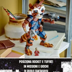 Lego Marvel 76282 Rocket E Baby Groot, Giochi Per Bambini Di 10+ Anni Con Action Figure Snodabile E Minifigure Del Supereroe