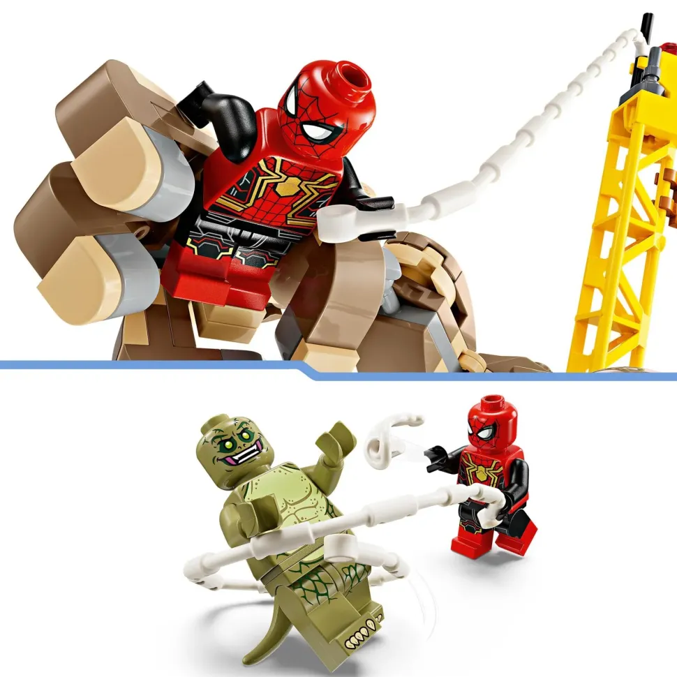 Lego Marvel 76280 Spider-Man Vs. Uomo Sabbia: Battaglia Finale Con Minifigure Dei Cattivi, Gioco Per Bambini 10+, Idea Regalo