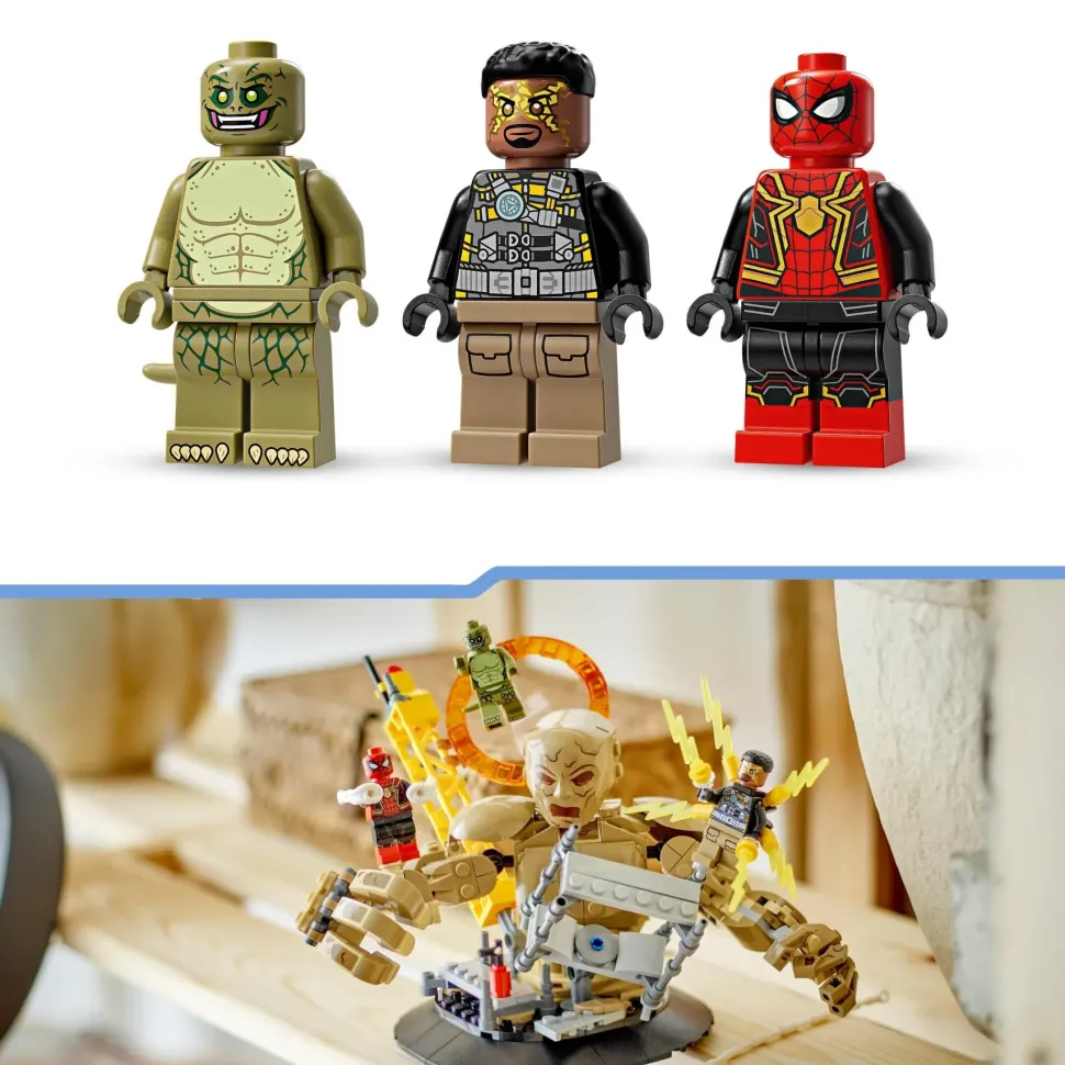 Lego Marvel 76280 Spider-Man Vs. Uomo Sabbia: Battaglia Finale Con Minifigure Dei Cattivi, Gioco Per Bambini 10+, Idea Regalo