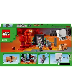 Lego Minecraft 21255 Agguato Nel Portale Del Nether, Gioco Per Bambini Di 8+ Anni, Set Con Scene Di Battaglia E Personaggi