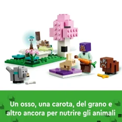 Lego Minecraft 21253 Il Santuario Degli Animali Giocattolo Per Bambini E Fan Di 7+ Anni Con Bioma Delle Pianure E Personaggi