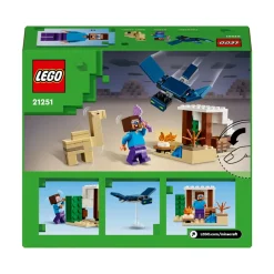 Lego Minecraft 21251 Spedizione Di Steve Nel Deserto, Gioco Per Bambini Di 6+ Anni, Bioma Con Casa Giocattolo E Personaggi