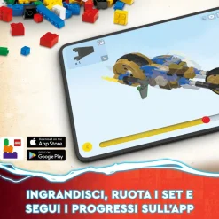 Lego Ninjago 71793 Dragone Di Lava Transformer Heatwave, Serie Dragons Rising Con Drago Giocattolo E Minifigure, Giochi Ninja