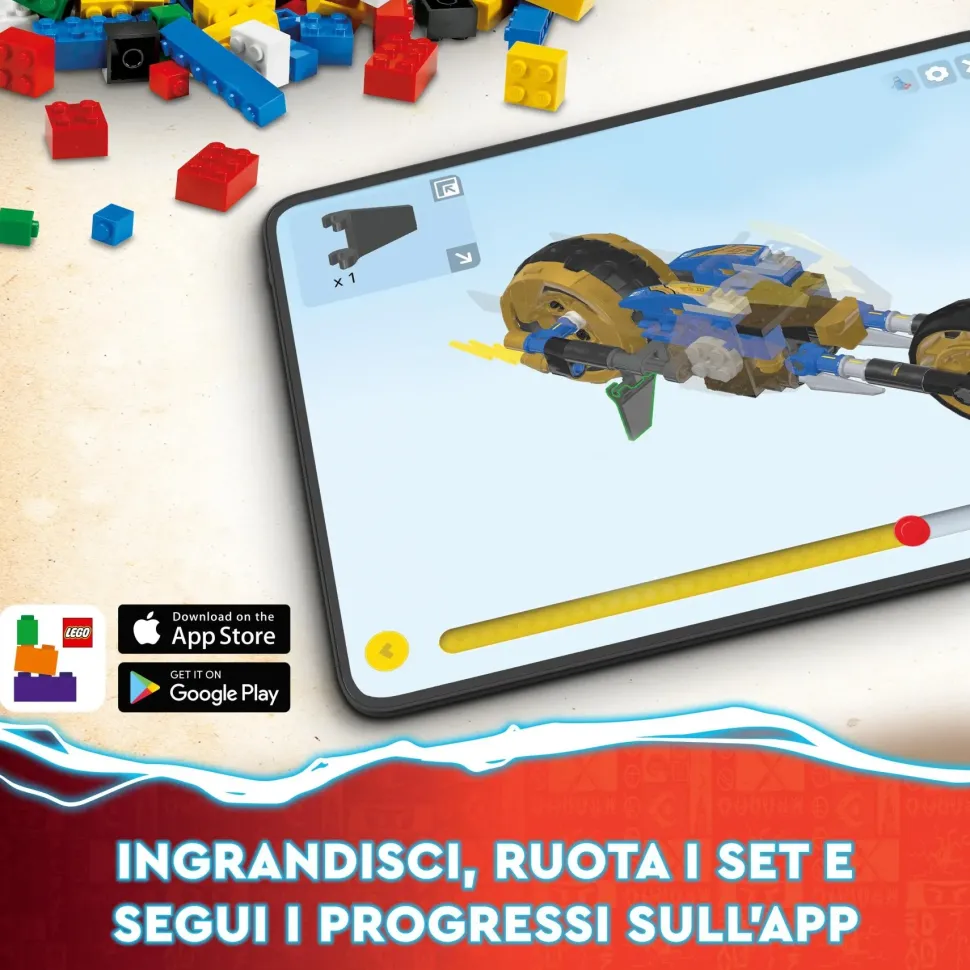 Lego Ninjago 71793 Dragone Di Lava Transformer Heatwave, Serie Dragons Rising Con Drago Giocattolo E Minifigure, Giochi Ninja