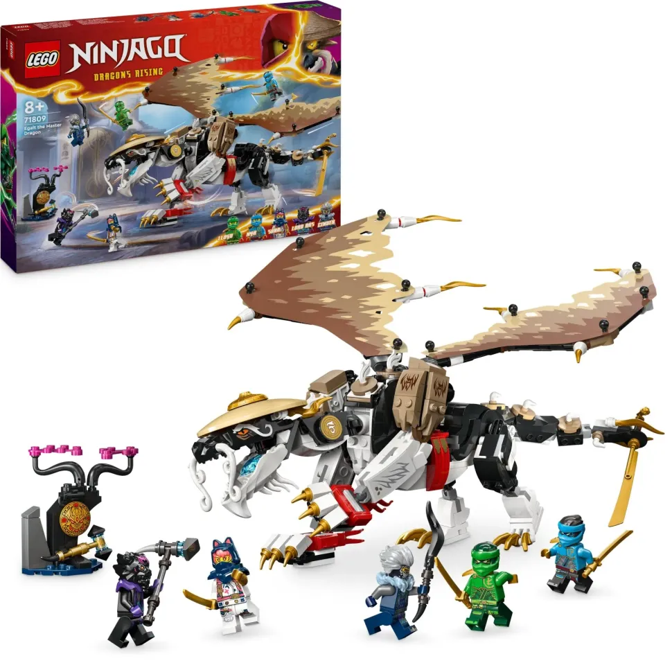 Lego Ninjago 71809 Egalt Il Drago Maestro, Giocattolo Con Action Figure Snodabile, Giochi Per Bambini Di 8+ Con 5 Minifigure