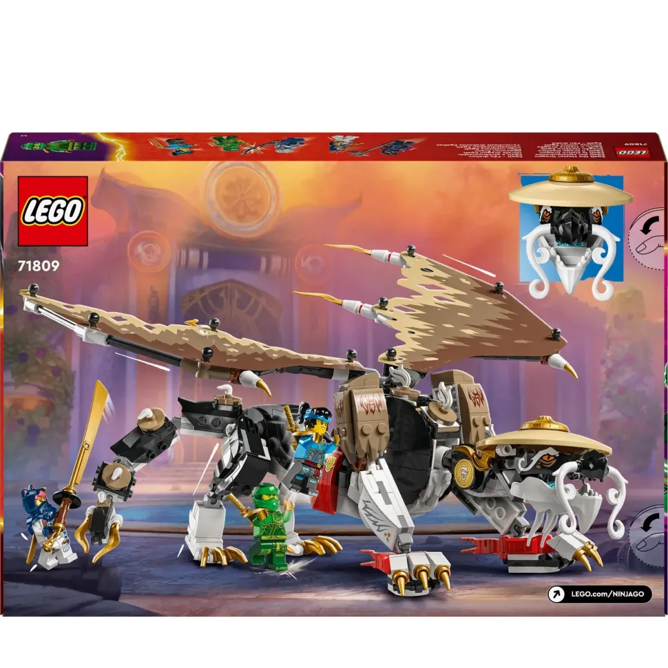 Lego Ninjago 71809 Egalt Il Drago Maestro, Giocattolo Con Action Figure Snodabile, Giochi Per Bambini Di 8+ Con 5 Minifigure