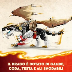 Lego Ninjago 71809 Egalt Il Drago Maestro, Giocattolo Con Action Figure Snodabile, Giochi Per Bambini Di 8+ Con 5 Minifigure