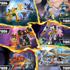 Lego Ninjago 71804 Mech Da Battaglia Di Arin, Giochi Per Bambini 4+, Action Figure Giocattolo Da Costruire Con Starter Brick