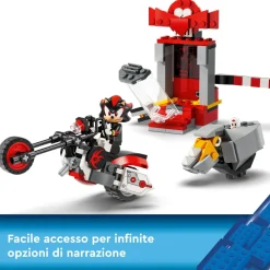 Lego Sonic The Hedgehog 76995 La Fuga Di Shadow The Hedgehog Con Moto Giocattolo Per Bambini 8+ Anni, Personaggi Videogiochi