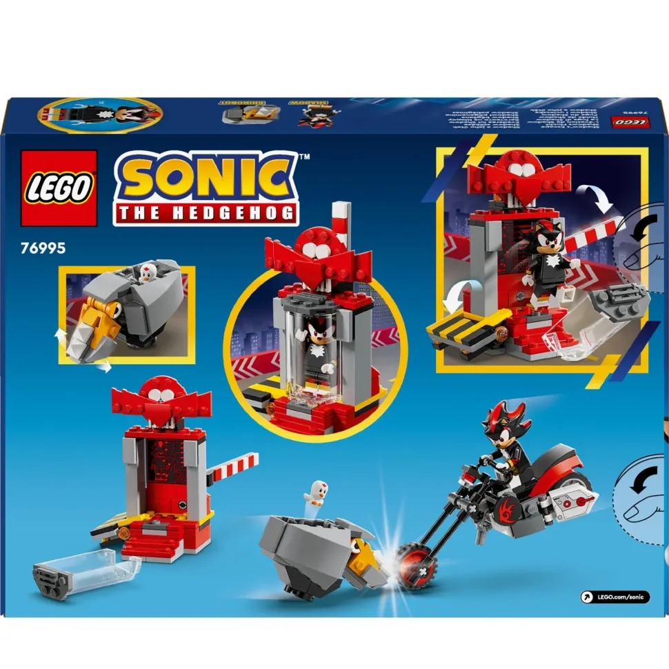 Lego Sonic The Hedgehog 76995 La Fuga Di Shadow The Hedgehog Con Moto Giocattolo Per Bambini 8+ Anni, Personaggi Videogiochi