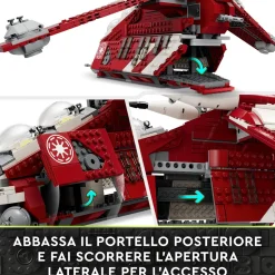 Lego Star Wars 75354 Gunship Della Guardia Di Coruscant, Set Da Le Guerre Dei Cloni Con Veicolo Giocattolo E 5 Minifigure