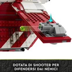 Lego Star Wars 75354 Gunship Della Guardia Di Coruscant, Set Da Le Guerre Dei Cloni Con Veicolo Giocattolo E 5 Minifigure